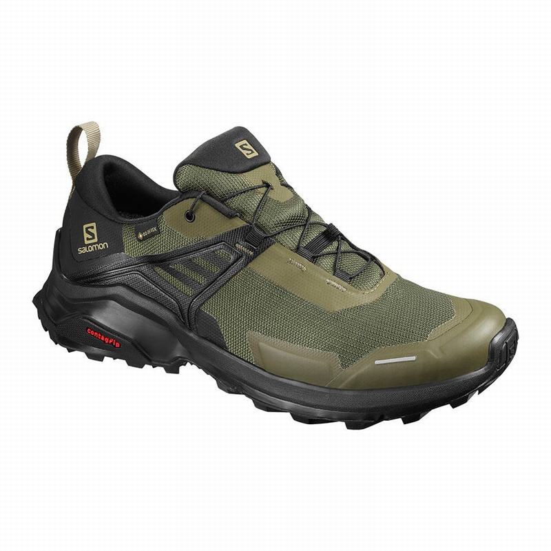 Salomon X RAISE GORE-TEX Zapatillas Trekking Hombre - Moradas / Negras - Colombia (74918-BGMC)